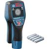 Bosch Professional Rilevatore D-tect 120 (rilevamento max. tubi in plastica/sottostrutture in legno/cavi sotto tensione/metalli magnetici e non magnetici: 60/38/60/120/120 mm, in cartone)