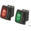 Interruttore on-off 3t 6a rosso
