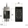 Interruttore levetta led 6t on-off-on