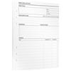 KOMPASS Inserti per planner A5, 15 fogli di ricarica per riunioni e appunti strutturati, documentazione del lavoro, calendario e scadenze, mine organizer A5, 14,5 x 21 cm