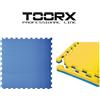 TOORX PROFESSIONAL LINE Toorx Kit Maxi Risparmio con 8 Tatami ad incastro blu-giallo 100x100x4 cm con 4 bordi - Certificato EN71