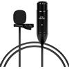 GEEKRIA Microfono Lavalier XLR 48V, Pro condensatore omnidirezionale con riduzione del rumore HD, compatibile con FIFINE SC3, MAONO G1 NEO, mixer audio, registratori e videocamere (4,9 ft)