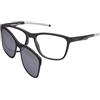 BMW MOTORSPORT Bs5018 Prescrizione Eyewear Frame, Matte Black, 55 Uomo
