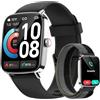 aeac Smartwatch Donna Uomo,1.85 HD Smart Watch Chiamate e Whatsapp,Orologio Fitness Sportivo Cardiofrequenzimetro/SpO2/Sonno/Contapassi,Fitness Tracker 110+ Modalità Sport Impermeabile per Android iOS