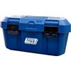 Tayg Cassetta attrezzi 46 blu - Astuccio e vassoio interno estraibile, chiusure metalliche in acciaio, coperchio con cassetti, portata fino a 120 kg, scatola strumenti vuota polipropilene, 500 x 279 x