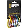 SINGING ROCK MOSCHETTONE VISION 6PACK Moschettoni - Kit da 6 Pezzi