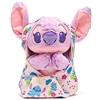 Disney Store Official Peluche Baby Angel, Lilo & Stitch, 27 cm, Baby Alieno Rosa con Coperta Rimovibile, Adatto Fin dalla Nascita, da 0 Anni in su