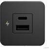 SCANSTRUT Presa USB doppia A+C SCANSTRUT TILE nera