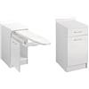Colavene - Base mobile con apertura a sinistra e asse da stiro estraibile - 24451 : Finitura colacril - Verde