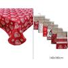 General Trade Tovaglia Natalizia Antimacchia 140X180cm Rosso Assortito 6 Modelli di General Trade