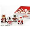 General Trade Palla di Neve con Personaggi Natalizi 8cm Assortito 4 Modelli