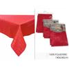 General Trade Tovaglia Natalizia Rosso Agrifoglio 140X240cm Assortita 3 Modelli
