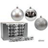 General Trade Set 8 Palle Natalizie Silver Mix 60mm di General Trade