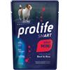 Prolife Smart Adult Beef & Rice Mini Bocconcini Di Manzo E Riso Per Cani Adulti Di Taglia Piccola 100g