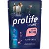 Prolife Smart Adult Lamb & Rice Mini Bocconcini Di Agnello E Riso Per Cani Adulti Di Taglia Piccola 100g