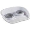 Stefanplast Set Dinner Cibo e Acqua Blu Acciaio/Stone Grey