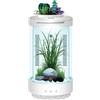 Aqpet Fish Tank Acquario Completo Cilindrico Da Arredo