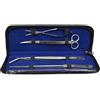 Aqpet Zen Tools Kit Aquascaping 4 Pezzi Con Astuccio
