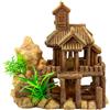Aqpet Decorart Decorazioni Per Acquari Mod. Wood Castle