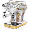 Ariete 1389 Positano Macchina da caffè, 850W, Compatibile con caffè macinato o con cialde ESE Filtro ½ tazze, Cappuccinatore"
