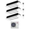 Mitsubishi CONDIZIONATORE MITSUBISHI TRIAL SPLIT CASSETTA 1 VIA MLZ-KP 9000+12000+12000 BTU INVERTER MXZ-3F54VF5 A+++