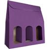 Scatole Viola per 3 bottiglie
