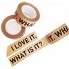 NASTRO CARTA KRAFT PERSONALIZZATO AVANA 50X50