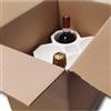 Kit Portabottiglie Vino stampato con logo in Polistirolo con Scatola di Cartone