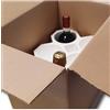 Kit Portabottiglie Vino in Polistirolo con Scatola di Cartone