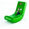 XROCKER Sedia da gioco XRocker Video Rocker Super Mario Joy/Luigi Da pavimento Pieghevole max 150kg Verde [2020104]