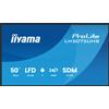 iiyama ProLite LH5075UHS-B2AG Display digital signage da 50 con risoluzione 4K UHD, funzionamento 24 ore su 24, 7 giorni su 7, sistema operativo Android e slot Intel® SDM.