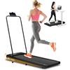 Cozary Tapis Roulant Elettrico Pieghevole con 8% Inclinazione, Walking Pad Salvaspazio per Casa, Motore 2.5HP, 122kg Max, Display LED, Compatibile con App e Telecomando