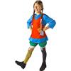 Ciao- Pippi Calzelunghe costume travestimento bambina originale Pippi Longstocking (Taglia 4-6 anni)