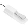 Fydun Sustain Pedale Pedale per Tastiera Universale Connettore da 6,35 Mm Interruttore a Pedale per Pianoforte per Controllo Famiglia Applicata Bianca (WHITE)