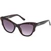 GUESS Occhiali da sole unisex GU00228, colore nero brillante, 47