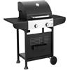 Qlima Barbecue Gas Okg 2 Fuochi 110x57x106cm