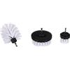SIXTOL CAR DETAILING DRILL BRUSH 3 SOFT | Set di 3 spazzole rotanti morbide per trapano | Pulizia delicata di auto e superfici dure