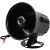FILFEEL Sirena Allarme Esterno Altoparlante A Sirena Con Allarme Cablato 110Db Di Allarme Antifurto Cc 12V Per Sicurezza Esterna (Nero)