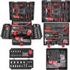 Sundpey Cassetta Attrezzi Completa 132 Pezzi - Set di Attrezzi Professionali per Auto - Kit Smontaggio Pannelli Auto - Set Attrezzi da Lavoro con Cassetto per la Casa e la Riparazione Fai Da Te