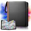 Raccoglitore Carte Gioco Collezionabili 900 Tasche 9.4x6.9cm Album da 50 Pagine