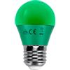 Aigostar Lampadina Led E27 G45 a sfera 4W Verde Aigostar