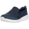 Skechers Go Walk Max Clinched, Scarpe da ginnastica Uomo, Navy Textile White Trim, 44 EU