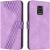 OKZone Cover per Xiaomi Redmi Note 9 PRO/Note 9 PRO Max/Note 9S, Custodia a Libro in Pelle Protettiva Folio Portafoglio con Chiusura Magnetica e Slot per Carte Wallet Case Flip Cover (Porpora)