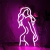 Wanxing Tutto il corpo contorno segno neon, Sexy lady back luce al neon, Alimentato tramite USB Decorazione artistica Insegna da parete per la Camera da letto, Bar, Sala giochi