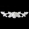 Euro Tische Ornamento per listelli da soffitto in plastica non laccata, bianco - ornamenti moderni in diversi motivi.