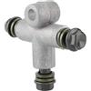 TKSE Adattatore Tubo Olio Moto, Adattatore Tubo Flessibile Freno Idraulico Ferro a 3 Vie Giunto a T per Tubo Bullone da 10 mm Moto ATV