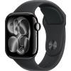 Apple Watch Series 11 2025 GPS 42mm Jet Black Aluminium Case Sport Band S/M Nero