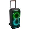 JBL Partybox Stage 320 Party Speaker Portatile Pro Sound Light Show 18 Ore di Batteria IPX4 Nero