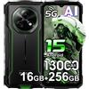 DOOGEE Fire 7 Rugged Smartphone,16Gb+256Gb/2Tb,Batteria 13000Mah 18W 5G Android