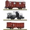 Fleischmann Scala N 880909 Set 3 Vagoni Merci delle FS Nuovi OVP
